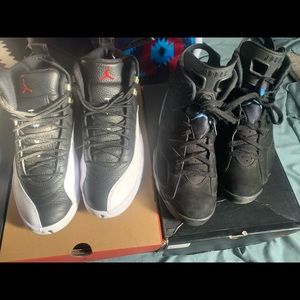 4 pairs of Jordan’s size 10-10.5 all come with OG boxes